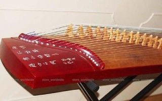 21 String, 49 Travel Size Rosewood Guzheng, Chinese Koto, Zither Harp