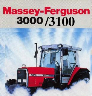 MASSEY FERGUSON TRACTORS SERVICE OPERATORS MANUAL 3080 3095 3115 3120 