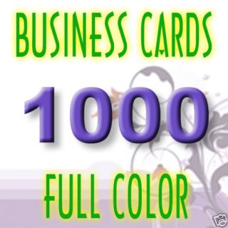 1,000 CUSTOM 14PT THICK 2 x 3.5 BUSINESS CARDS 2x3.5 BOTH SIDES GLOSS 