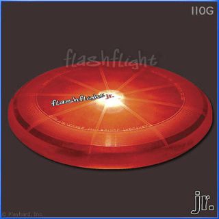 NEW Nite Ize Flashflight Jr   LED Illuminated Flying Disc Red Camping 