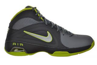 Nike Air Visi Pro III NBK Mens Basketball Sneakers Grey/Silver/Green 