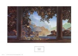 daybreak poster by maxfield parrish 22 x 16 time left