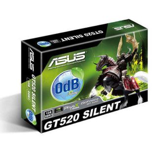 Asus GeForce GT520 1GD3 CSM Silent 1GB DDR3 PCI Express2.0 x16 Low 