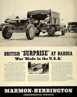 1941 Ad Marmon Herrington Co Military Truck Motor Vehicle 