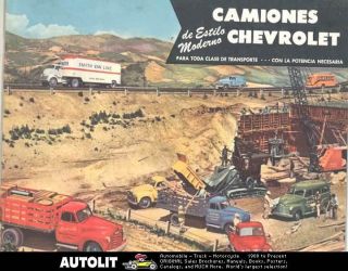 1949 chevrolet truck prestige brochure spanish pickup 