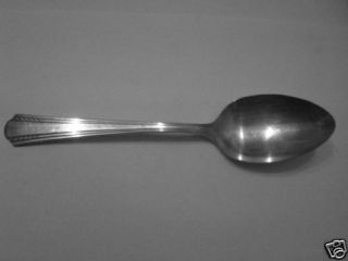 mansfield carlton silverplate flatware serving spoon  7
