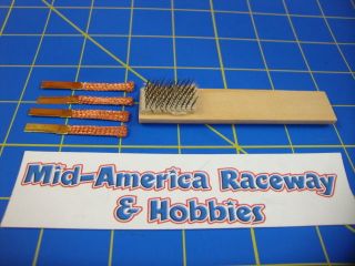 mid america stainless bristle braid brush drag slot car time