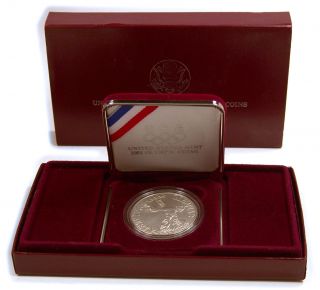 1988 olympic games proof silver dollar coin us mint time
