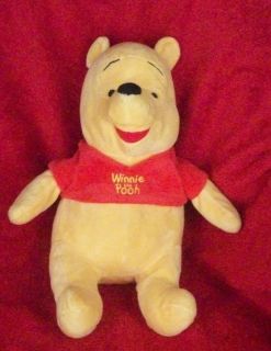 Winnie The Pooh Disney Stuffed Animal Bear 16 Plush Collectible Lovey 