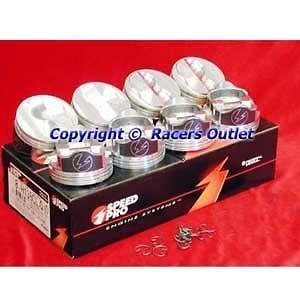 040 Dome Top Pistons sb Chevy 383 With 6.0 Rod Speed Pro 8 