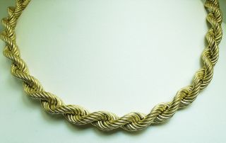 14k 27 long rope necklace chain 10 0mm wide time