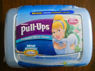 Disney Princess Pull Ups Flushable Moist Wipes & Cottonelle Easy Reach 