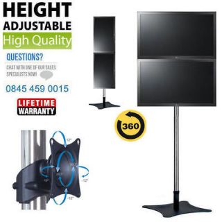  one tv above another led lcd tv floor stand  448 89 or