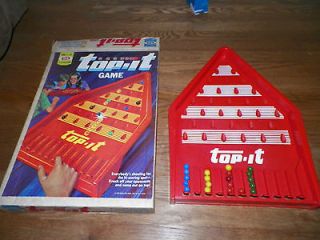 Vintage 1972 Ideal Top It Marble Shooting Game 2 to 4 players