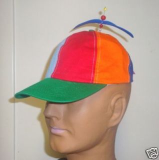 Propeller cap, helicopter clown beany cap hat new
