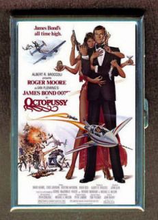 Roger Moore Octopussy James Bond 007 ID Holder Cigarette Case Wallet 