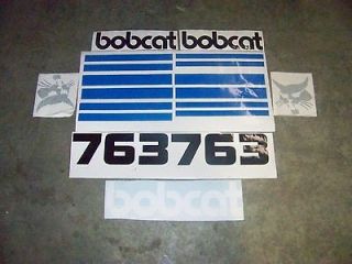 bobcat skid steer complete decal set 763 replacment time left