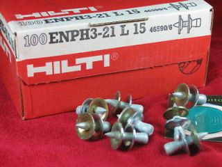 Hilti EMPH3 21 L15 DX50 1 Gun Nails 46590/6 box of (100)
