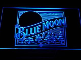 Newly listed a167 b Blue Moon Beer Bar Pub Logo Neon Light Sign