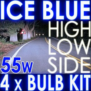 55w ice blue ford probe xenon main dip beam bulbs