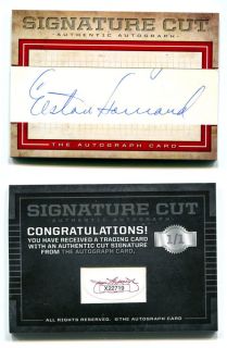 Elston Howard CUT Signature Card 1/1 AUTO Signed New York Yankees JSA