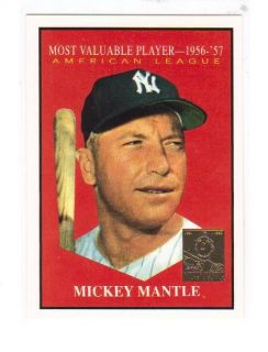 1997 TOPPS MICKEY MANTLE #31 YANKEES 1956 57 MVP (1961 TOPPS #475)
