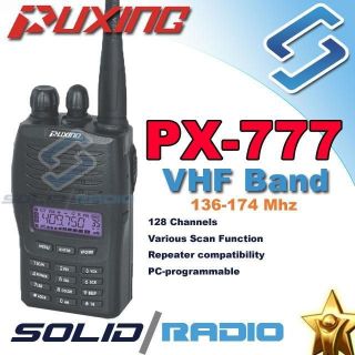 puxing px 777 vhf 136 174mhz radio free earpiece from