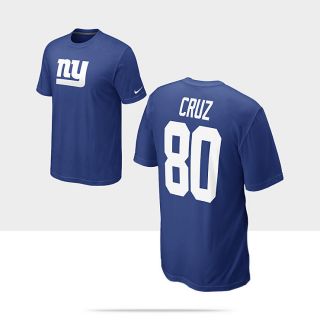   Name and Number NFL Giants   Victor Cruz Mens T Shirt 510355_404_A