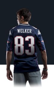    Wes Welker Mens Football Home Limited Jersey 468929_421_B_BODY
