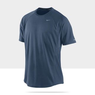 Nike Dri FIT UV Miler Short Sleeve Mens Running Shirt 404650_468_A