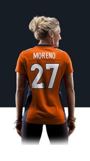   Knowshon Moreno Womens Football Home Game Jersey 469898_830_B_BODY