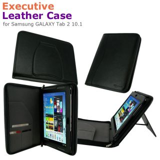   Executive Portfolio Leather Case Cover for Samsung GALAXY Tab 2 10.1