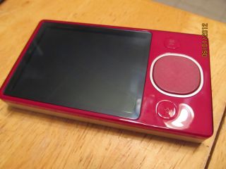 Microsoft Zune 120 Red 120 GB Broke Parts or Repair