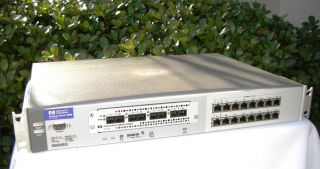    1600M 16 Port Ethernet Switch J4120A 100Base FX Module J4112A 4 Port