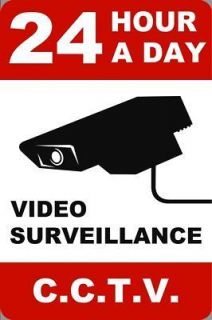 24 Hour Surveillance Reflective Parking Sign 18X12