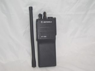 Motorola HT 1000 2channel VHF Hand Held Radios Antenna No battery 