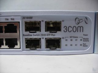 3Com 3C16486 2848 SFP Baseline Switch 48 Port Gigabit
