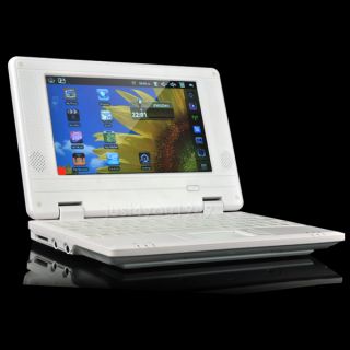 New 7 Inch 4GB SSD 800MHZ GOOGLE Android 2 2 OS Flash Wi Fi Notebook 