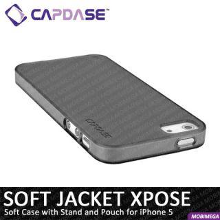   Jacket Xpose Case Cover iPhone 5 w Stand Screen Protector Black