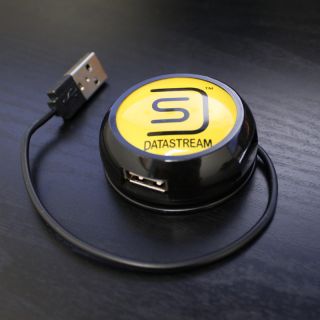 DataStream Lightweight 4 Port Plug & Play USB 2.0 Hub for Logitech 