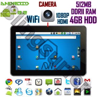 New 10 2 ePad 512MB 4GB WiFi HDMI Camera 3G Tablet PC