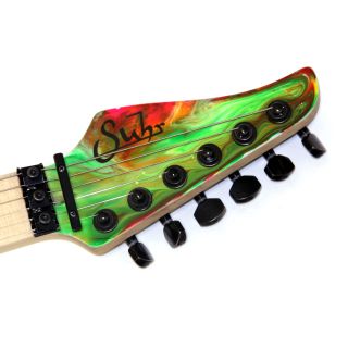 Suhr Guitars 80s Shred Modern Antique in Neon Drip w OHSC