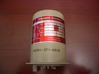 Giannini Controls Corp Time Delay Relay Cramer Division Type 430H 