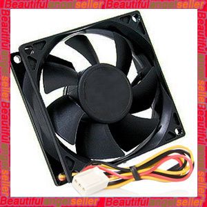 80mm x 25mm CPU PC Fan Cooler Heatsink Exhaust 3 Pin