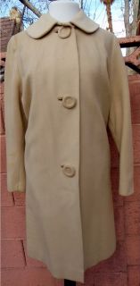 Vintage J J ODonnell Cashmere Womens Overcoat Trench