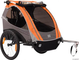 Burley DLite Child Trailer Bicycle Child Wagon 100LB Cap New Orange 
