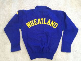 1920 A G SPALDING Wool Basketball Warmup Sweatshirt WHEATLAND 4