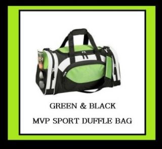New Green MVP Sports Duffel Bag 23 Travel Gear Gym Carry on Back 2 