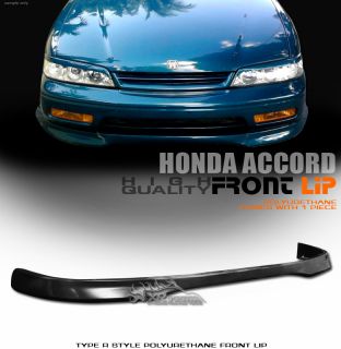 Poly Urethane 94 95 Accord 2dr 4DR T R Style Front Bumper Lip Spoiler 