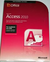Microsoft Access Office 2010 Full Version AE Edition Retail Box 